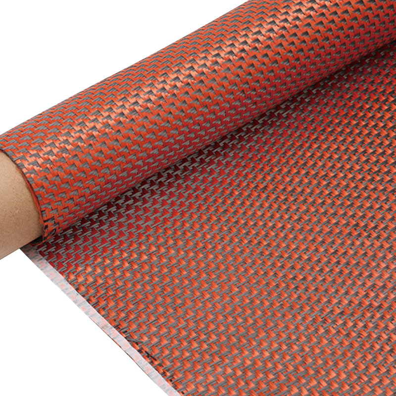 赤/黒いアラミッド炭素混合炭素繊維織物布 赤/黒いアラミッド炭素混合炭素繊維織物布