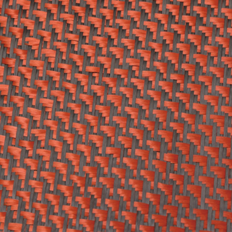 赤/黒いアラミッド炭素混合炭素繊維織物布 赤/黒いアラミッド炭素混合炭素繊維織物布