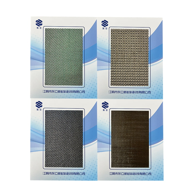 メタリックとポリエステルのフィラメント織物布