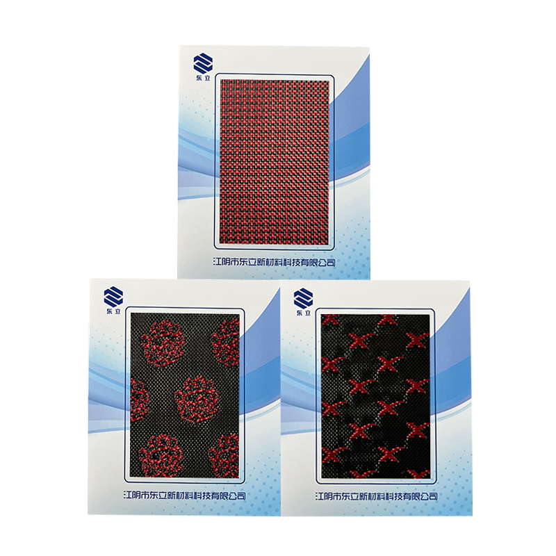 赤/黒いアラミッド炭素混合炭素繊維織物布 赤/黒いアラミッド炭素混合炭素繊維織物布